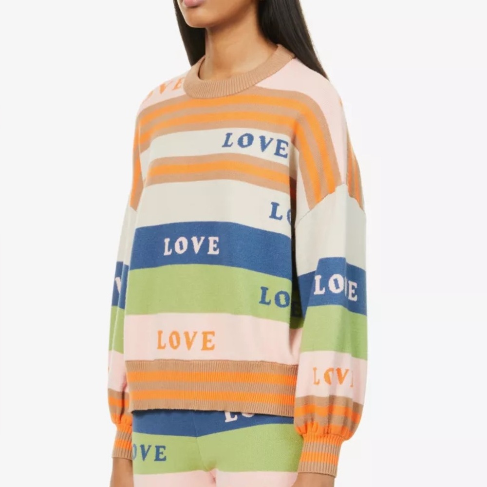 Never Fully Dressed Striped Love Sweater